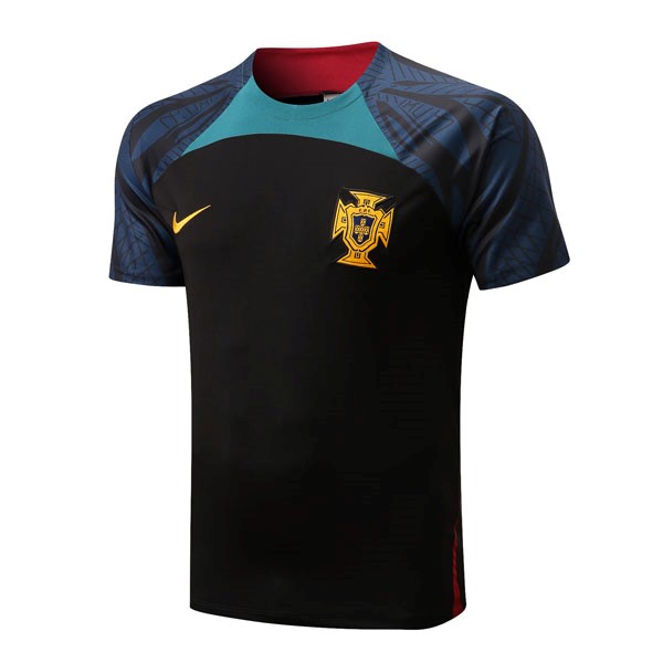 Camiseta Entrenamien Portugal 2022-2023 Negro Azul
